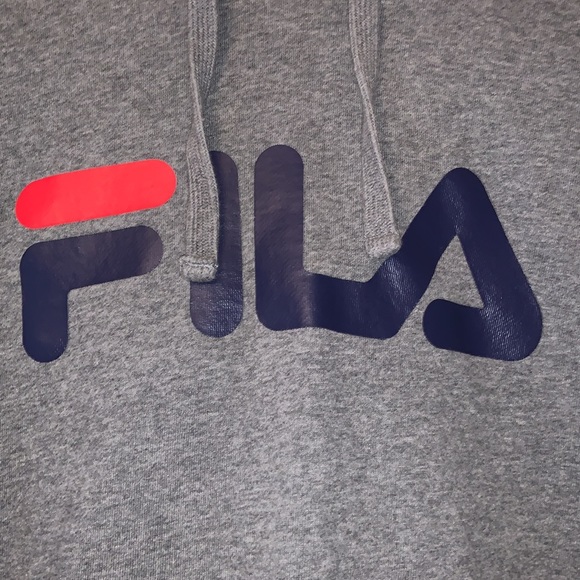 Fila Grey Hoodie size S - Picture 3 of 4